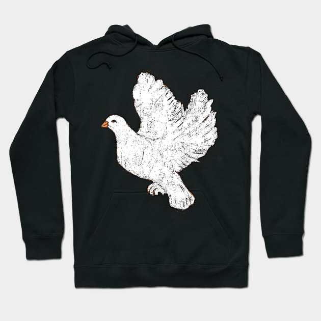 Dove of Peace Hoodie by KostasK